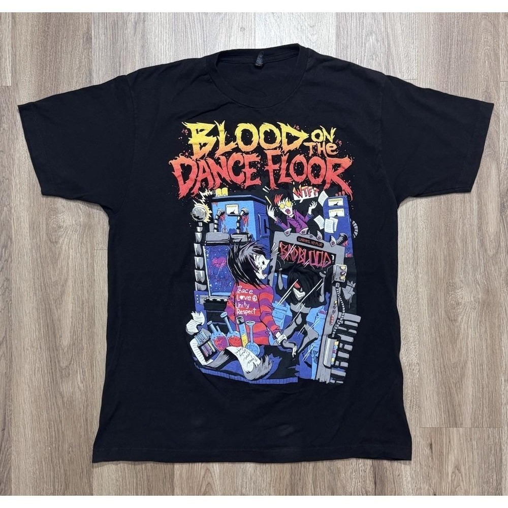 Y2K Tultex Blood On The Dance Floor  The Monster Is Back T Shirt Size L